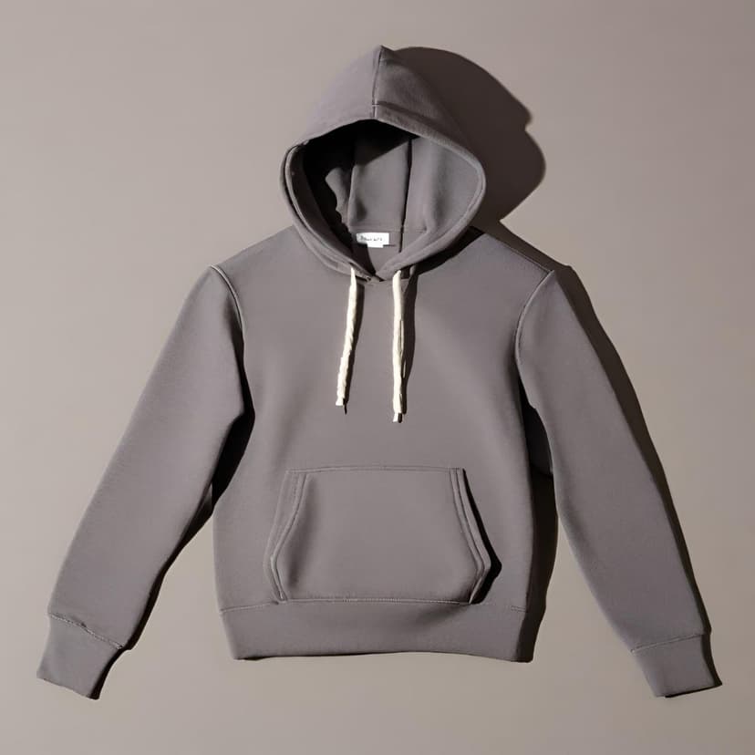 Classic Grey Hooded Sweatshirt